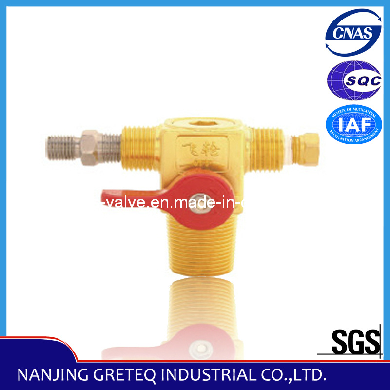QF-T1 China CNG Cylinder Valve in (20MPa) with 1/4turn Hand Valve