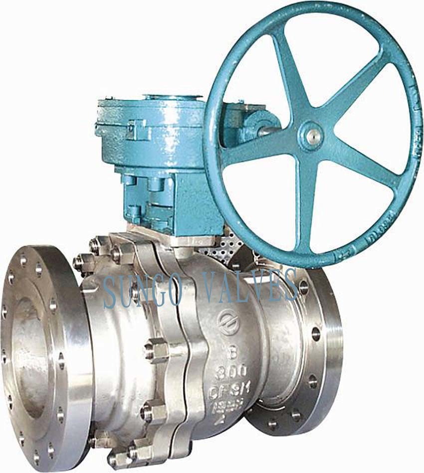 Floating Ball Valve with Gear