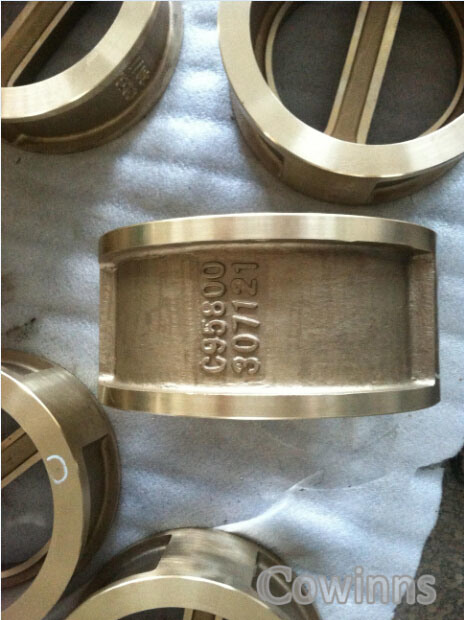 C95800 Double Disc Wafer Check Valve