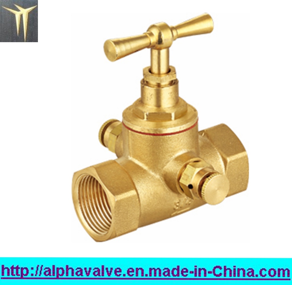 Brass Stop Valve for Water Fxf (a. 0149)