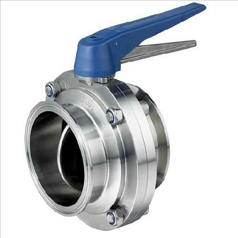 304/316L Sanitary Clamped Butterfly Valve