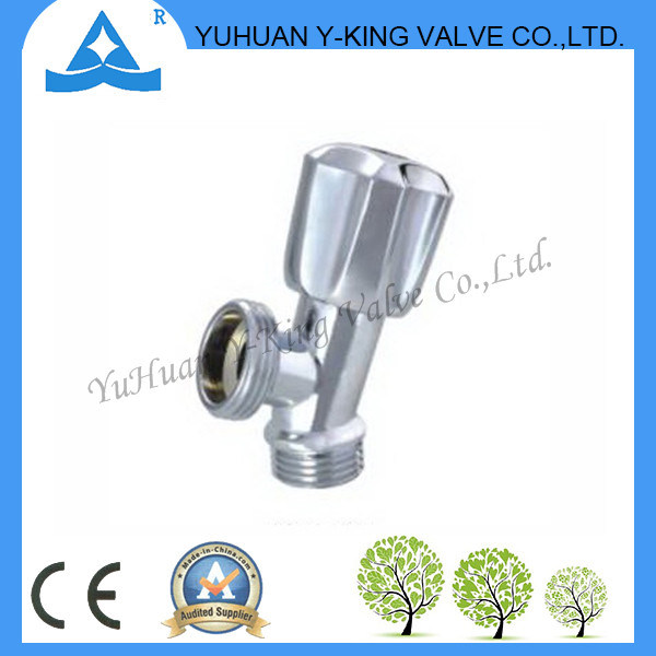Brass Angle Valve with Plastic Handle (YD-5021)