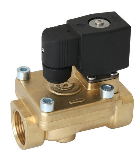 Brass Water Solenoid Valve for Water Oil Air (SDF)