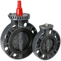 Plastic PVC Butterfly Valve for Underground Water