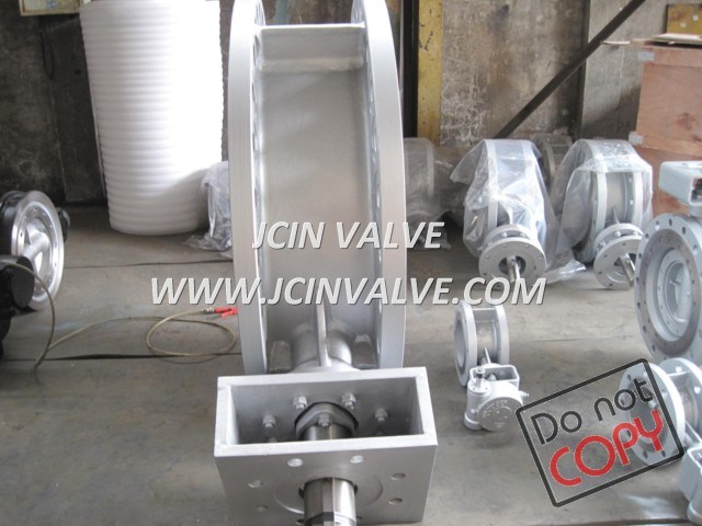 Control Butterfly Valve with ISO Top Flange Pn25 Bidirectional