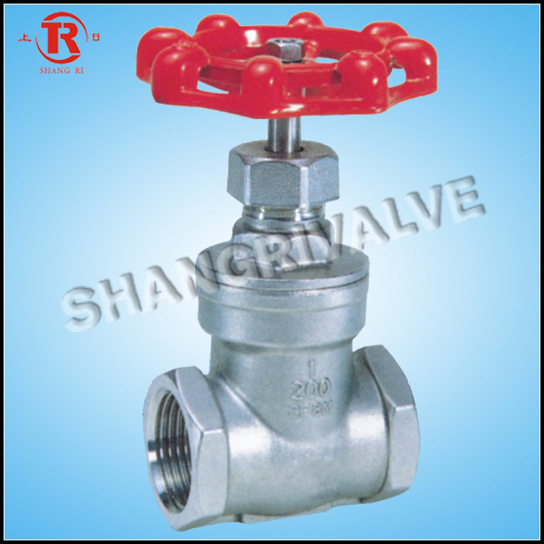 Low Pressure Stainless Steel Threaded Gate Valve (Z15W-16P)