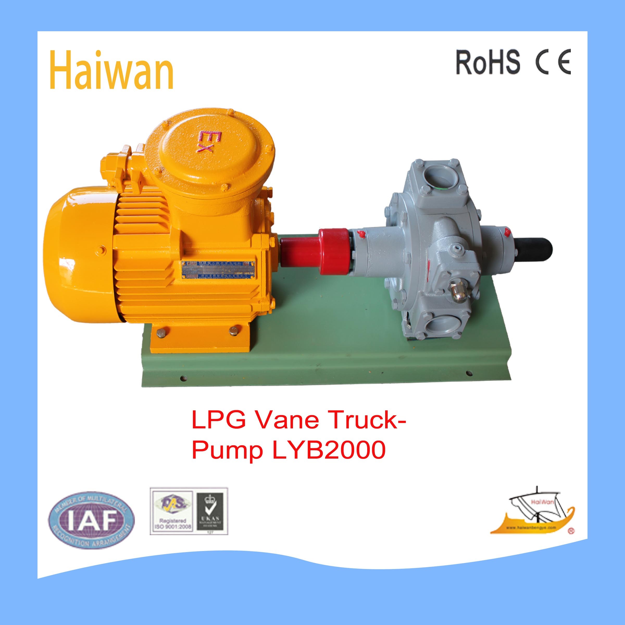 Electric LPG Transfer Pump with Internal Relief Valve (LYB-2000)