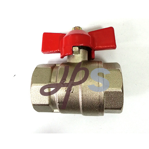 Hot Forging Brass Ball Valve with Butterfly Handle