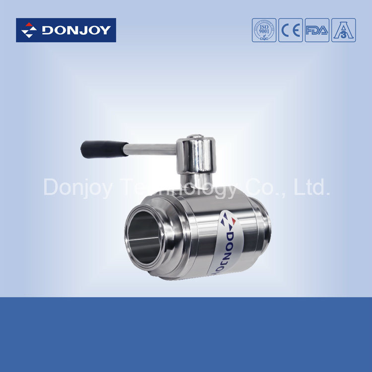 Stainless Steel Sanitary Clamp Direct 2 Way Ball Valve