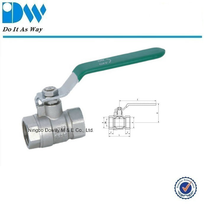 Pn20 Forged Brass Ball Valve with Level Handle