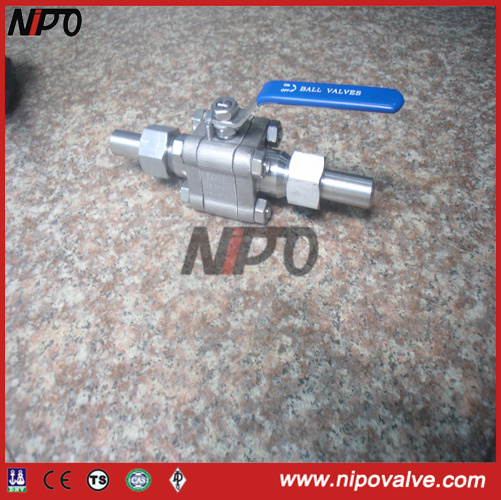 Thread Ball Valve with Extended Body