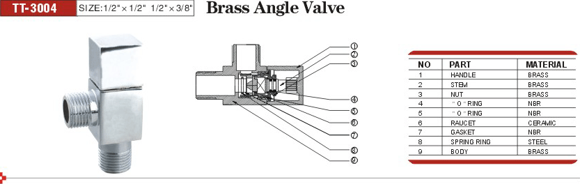 Brass Angle Valve (TT-3004)