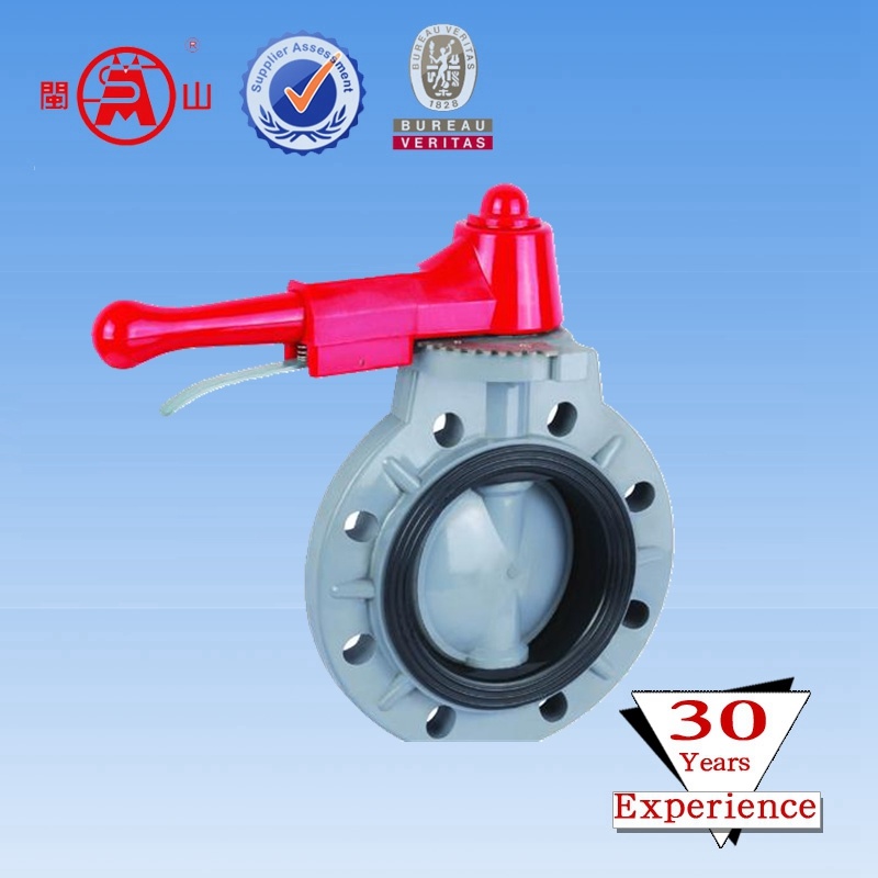 Wafers End Type Butterfly Valve Double Clip Type