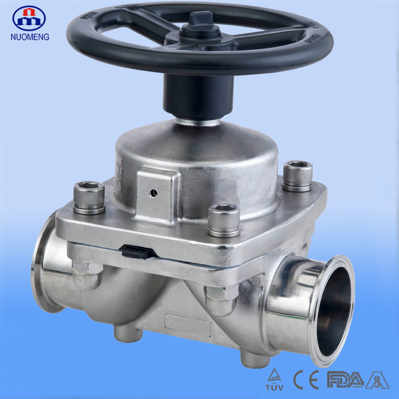 Plastic Hand Wheel Stainless Steel Manual Clamped Diaphragm Valve (DIN-No. RG1204)