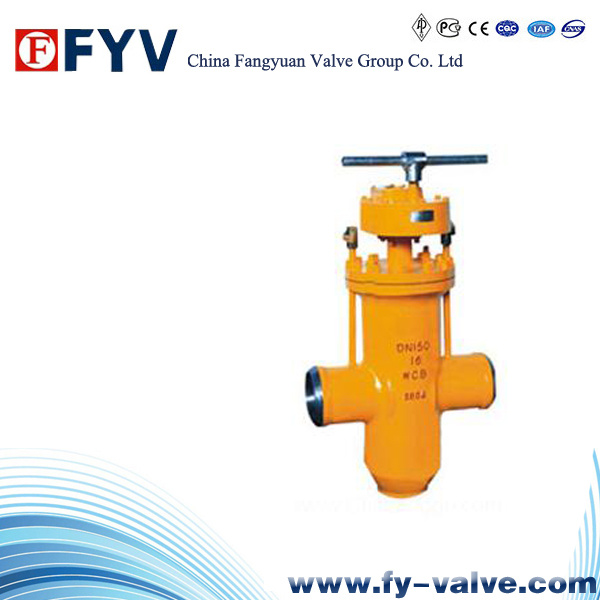 Weled Ended Buried Gate Valve for Fuel Gas