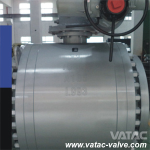 High Pressure Electric Actuator Trunnion Mounted Ball Valve