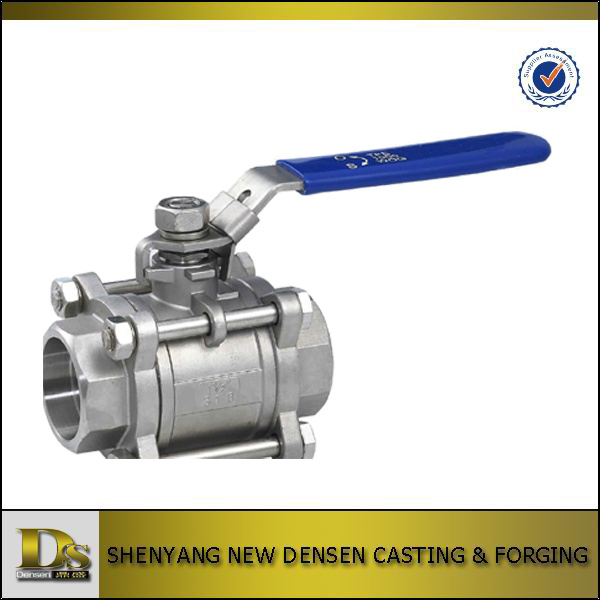 OEM 316ss Investment Casting 3 Way Manual Ball Valve
