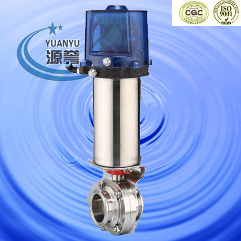Stainless Steel Sanitary Pneumatic Butterfly Valve