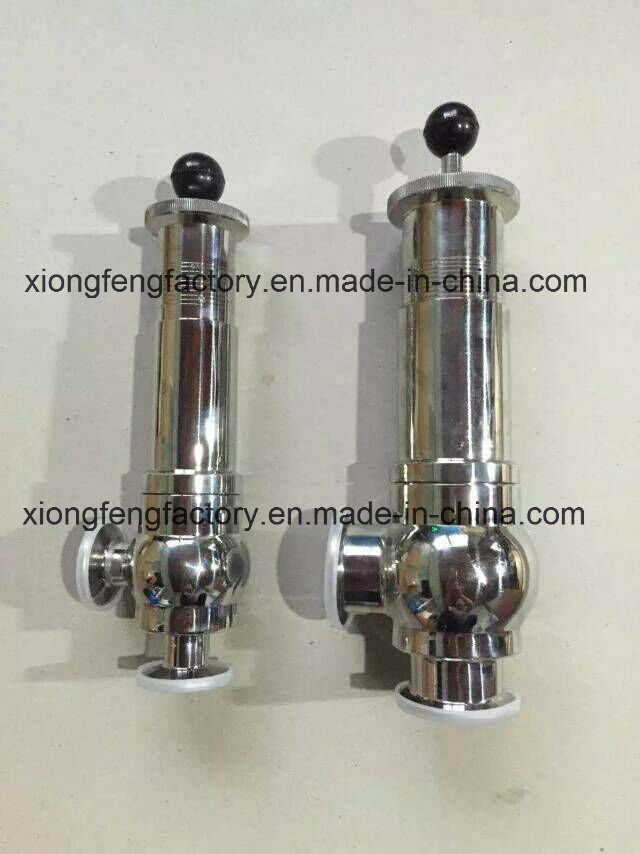Triclamp Stainless Steel Food Grade 0-4 Bar Safety Valve