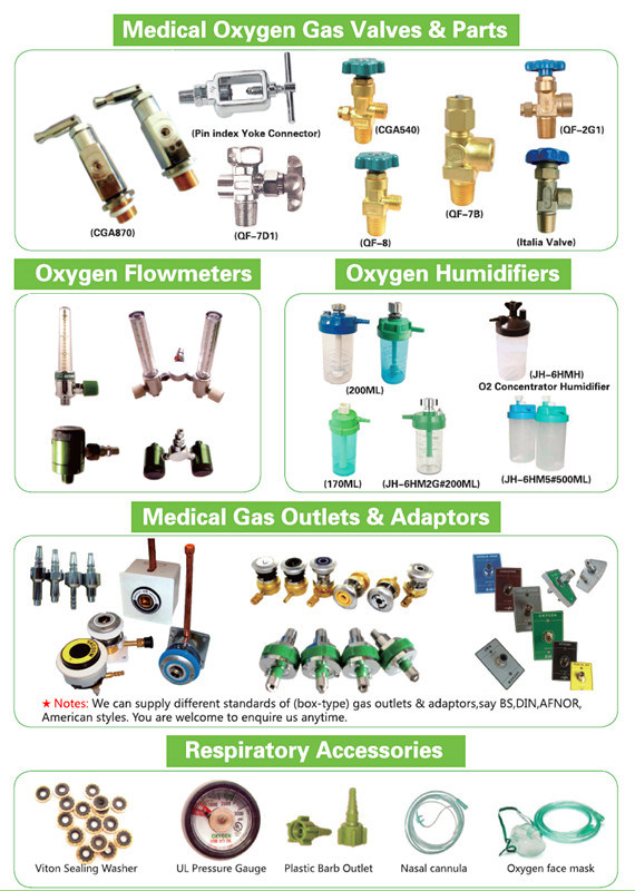 Medical Oxygen Valves & Parts