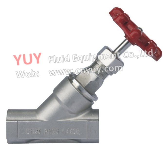 Stainless Steel Manual Angle Seat Valve