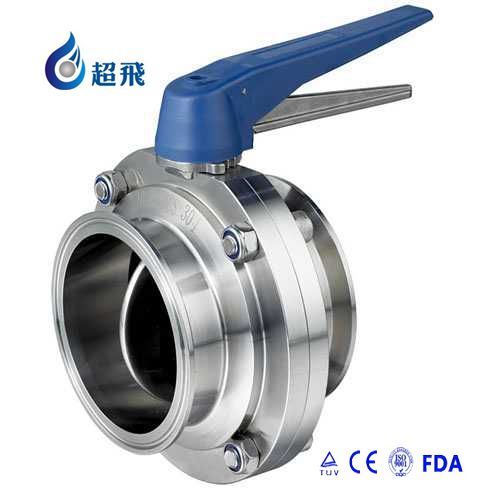 304/316L Sanitary Clamped Butterfly Valve (CF88202)