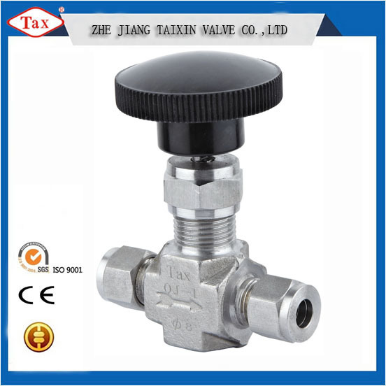 Ferrule/ Female Connection Ss316 High Pressure 6000psi Needle Valve