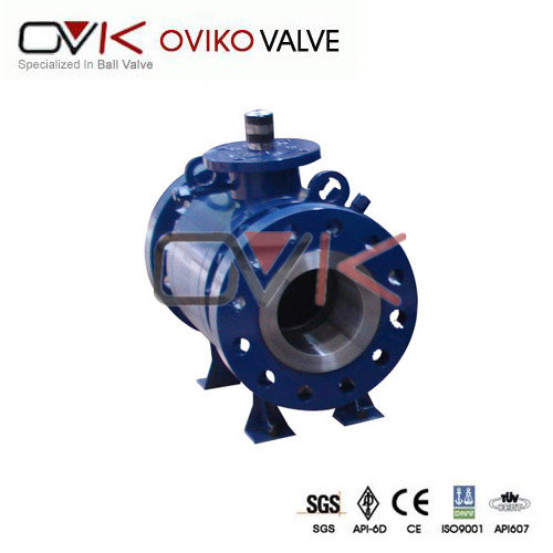 Forged Trunnion Stainless Steel Pressure Reducing Valve API 6D Ball Valve