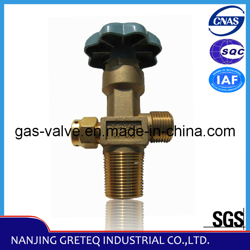 CGA540B China Made Oxygen Cylinder Valve with Safety Device