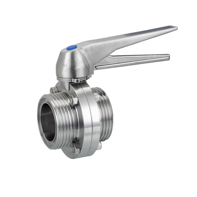 304/316L Stainless Steel Manual Food Grade Butterfly Valve