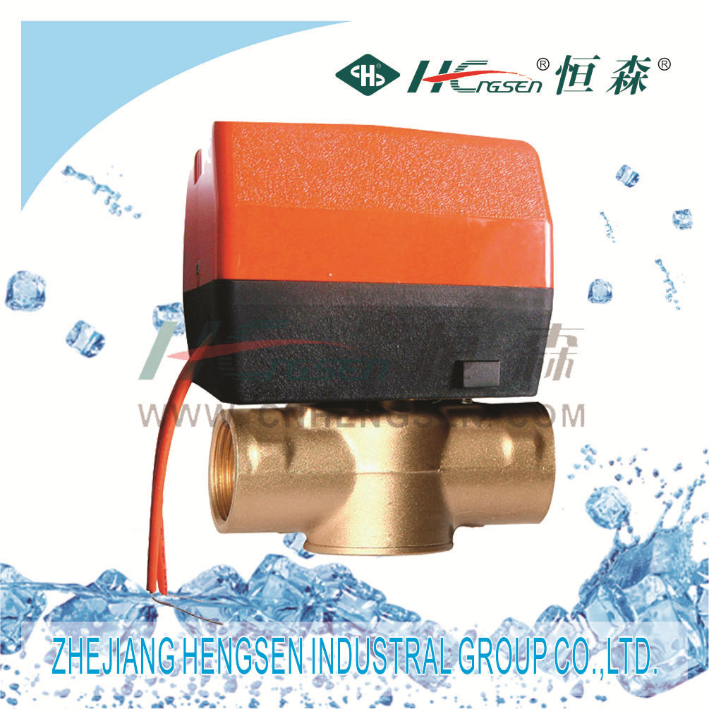 D F-01 Split-Type Motorized Valve with Plastic Cove for Heating&Cooling System