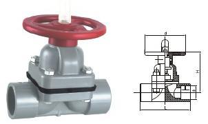 CPVC Diaphragm Valve-CPVC Pipe and Fittings