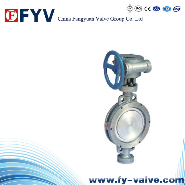 API Stainless Steel Double Eccentric Butterfly Valve