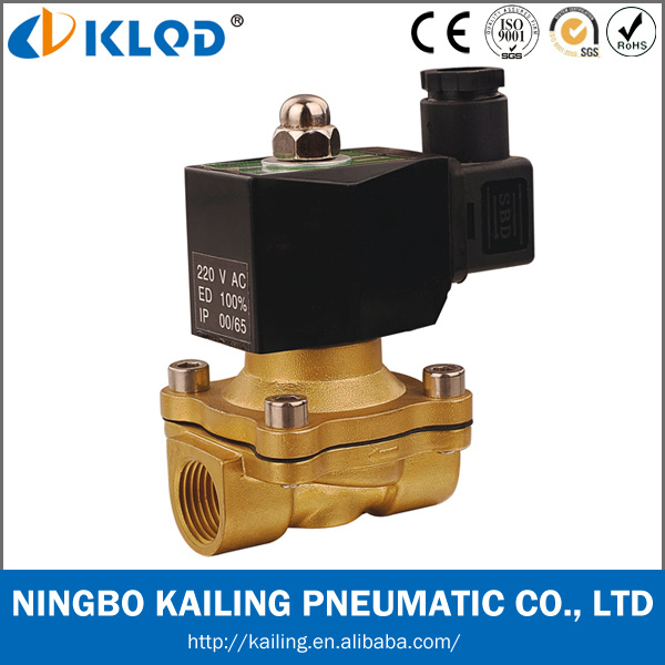 2/2 Way Brass Body Direct Acting Water Valve 2W160-15-DC12V