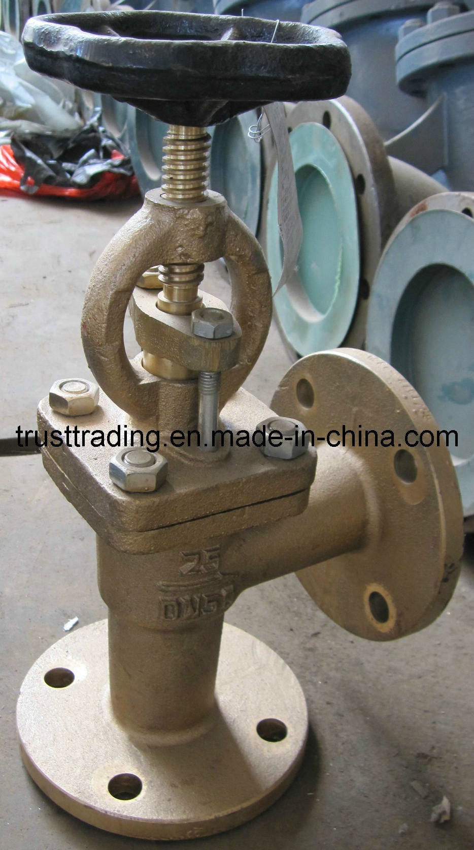 Bronze Flanged Straight Angle Safety Valve