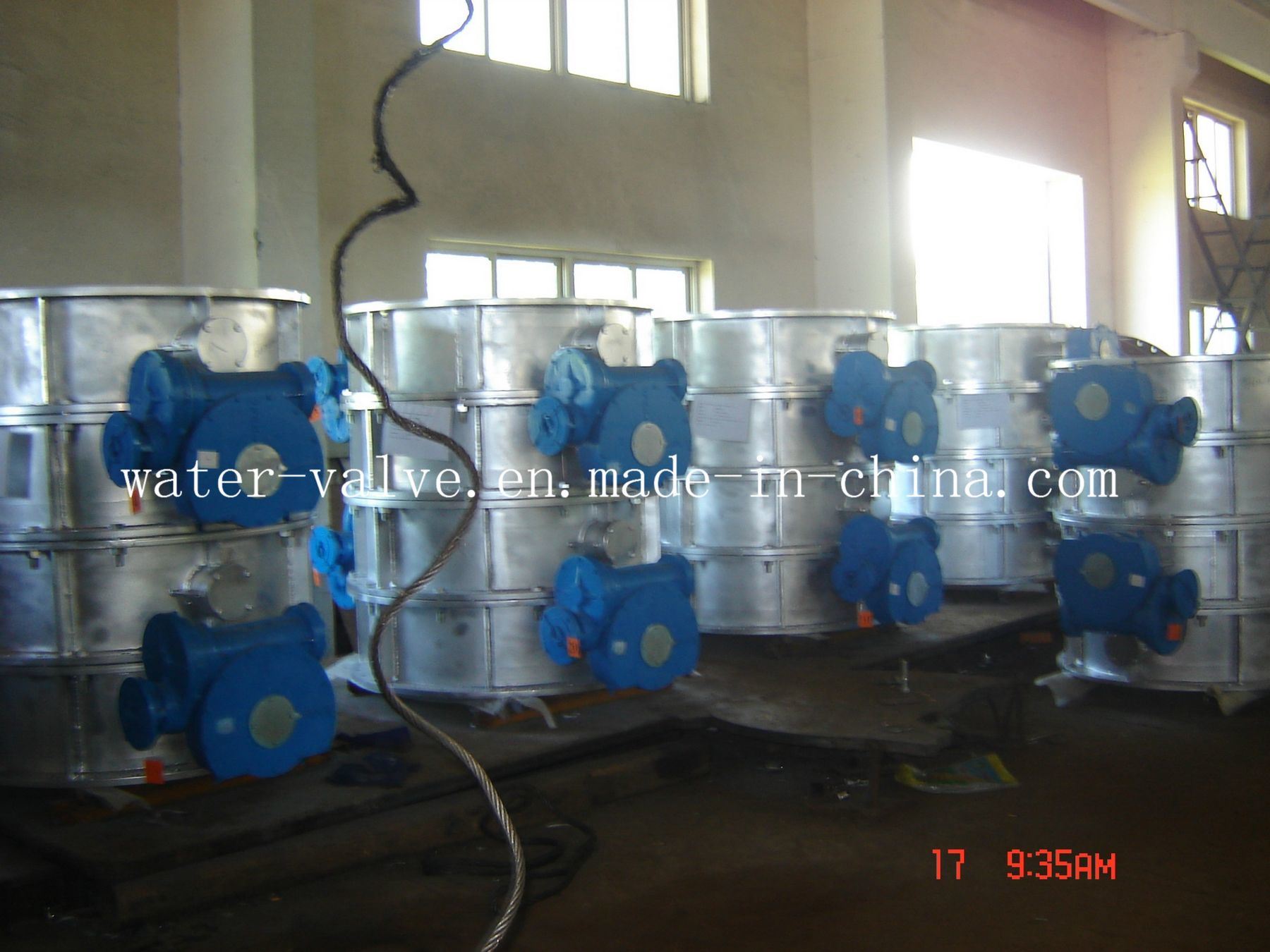 Duplex Steel Double Flange Butterfly Valve Used for Sea Water
