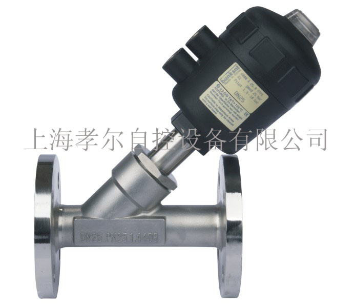 Flanged Ended Pneumatic Angle Seat Valve