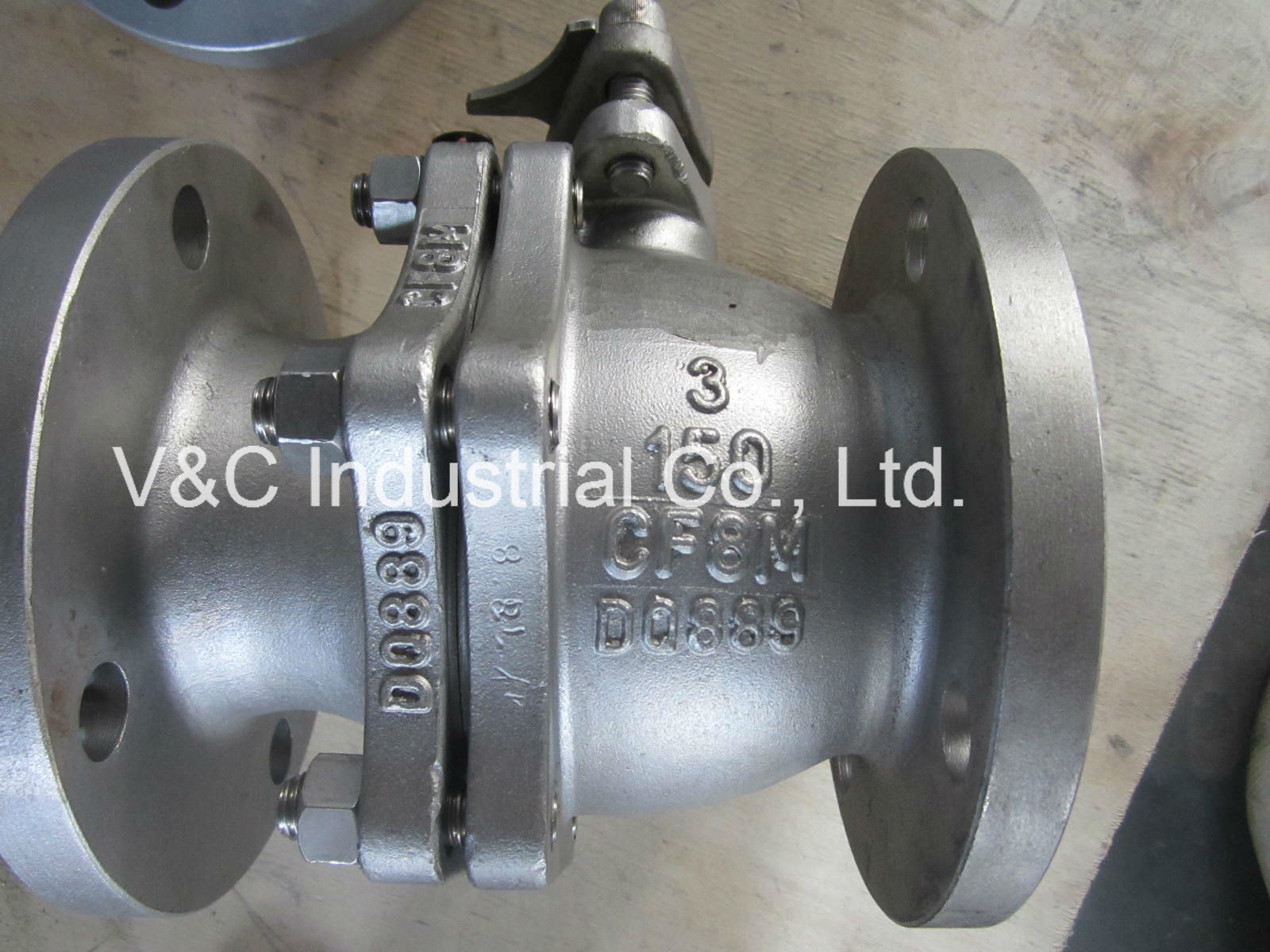 Flanged CF8m Ss316 Ball Valve for Steam