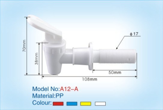 PVC Faucets Plastic Water Tap for Water Dispenser (RoHS)