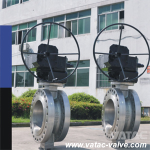 Cast Steel Wcb/Lcb RF Flanged Butterfly Valve