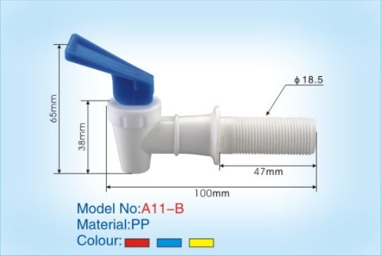 Durable Plastic Tap Use in Most of Water Dispenser