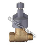 Brass Reduced Male Thread Stop Valve with Plastic Handle