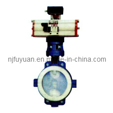 FEP Lined Butterfly Valve D671