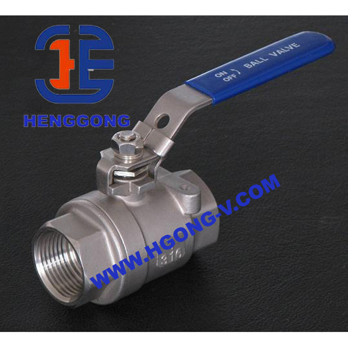 Thread Stainless Steel Two Piece Ball Valve