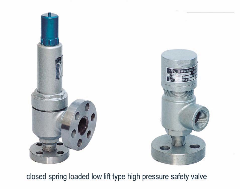Closed Spring Loaded Low Lift Type High Pressure Safety Valve