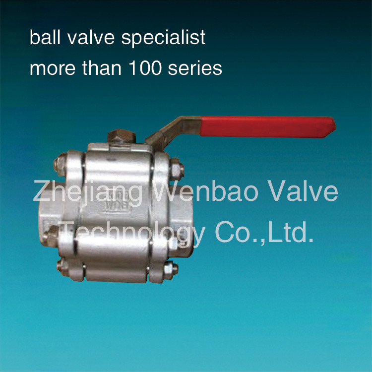 Cast Stainless Steel High Pressure Ball Valve 2000psi