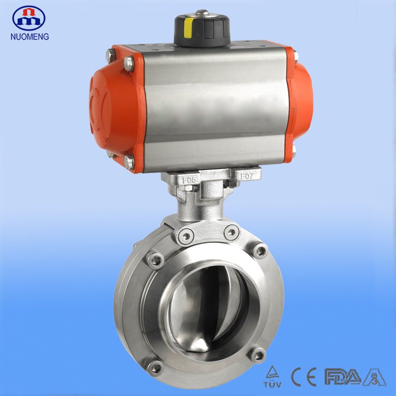 Stainless Steel Pneumatic Butterfly Valve