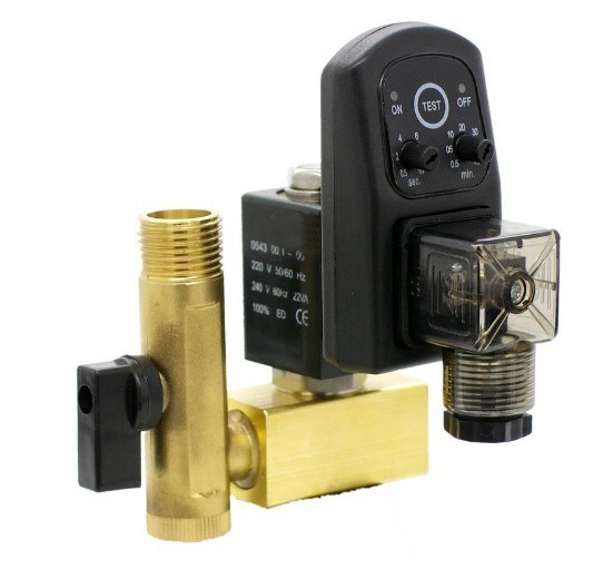 2/2way Brass Electronic Drain Valve with 1/2