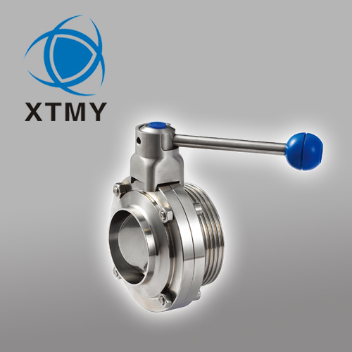 Santary Thread and Welded Butterfly Valve