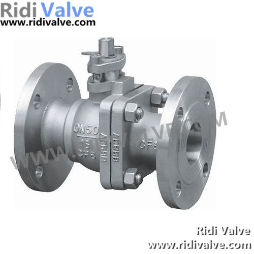 2PC Stainless Steel Floating Ball Valve